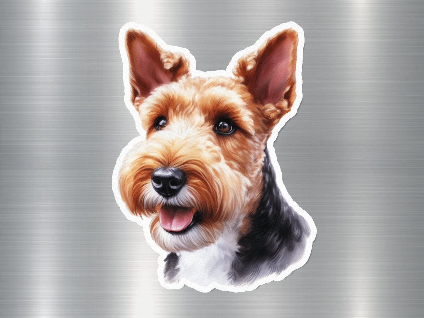 Airedale Joy Dog Sticker