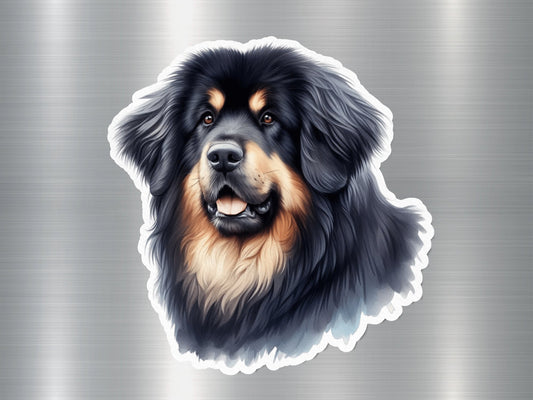 Cute Tibetan Mastiff Dog Sticker