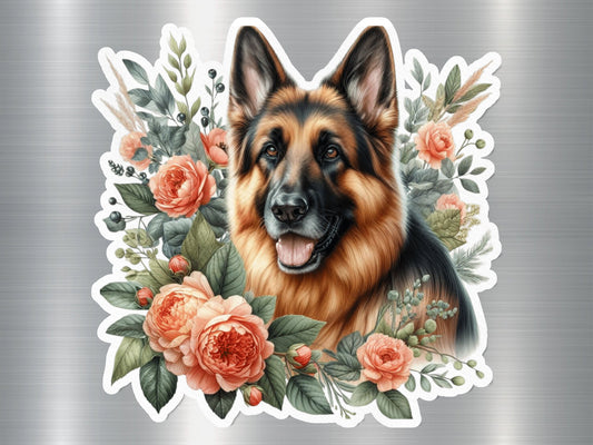 Wholesale Shepherd Face Dog Sticker