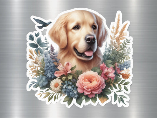 Golden Retriever Dog Sticker