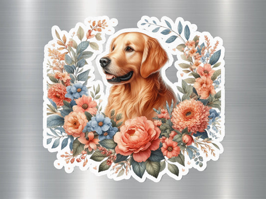 Golden Joy Dog Sticker