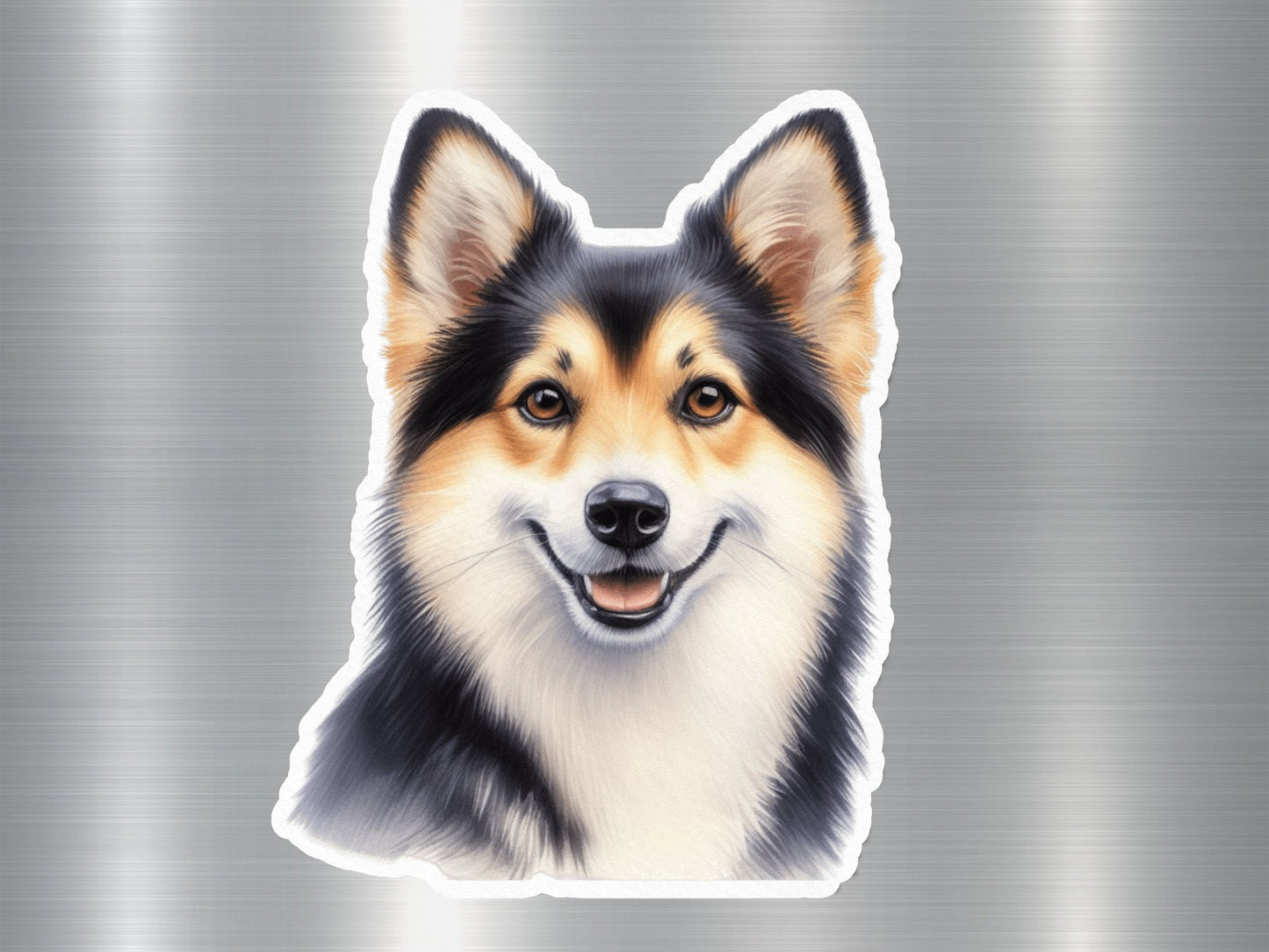 Husky Corgi Mix Dog Sticker