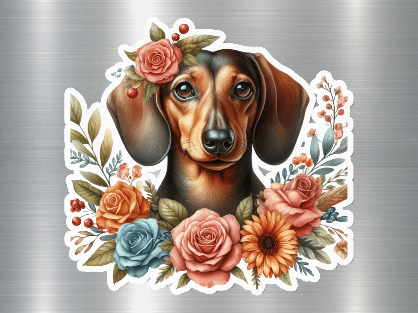 Sausage Dog Charm Sticker