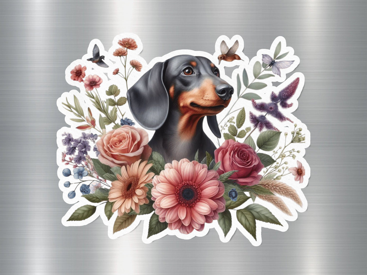 Dachshund Delight Dog Sticker