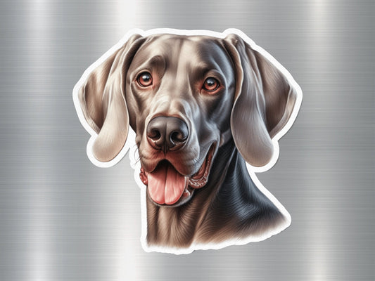 Grey Ghost Dog Sticker