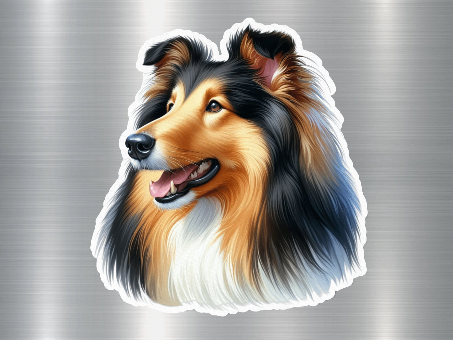 Fluffy Friend Dog Sticker