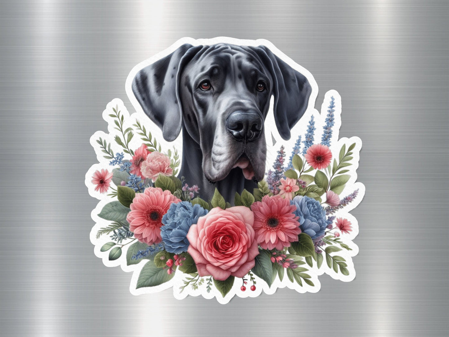 Dane Delight Dog Sticker