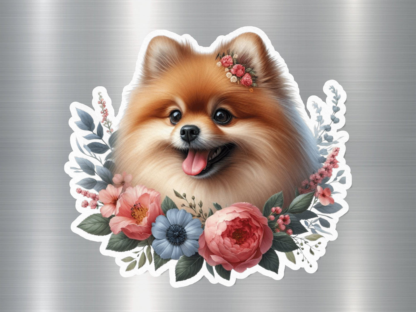 Pomeranian Paradise Dog Sticker