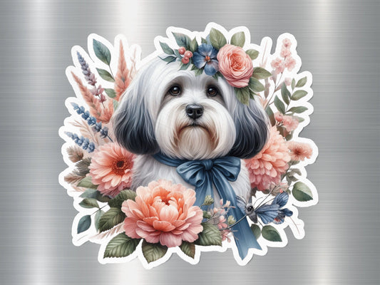 Beardie Delight Dog Sticker