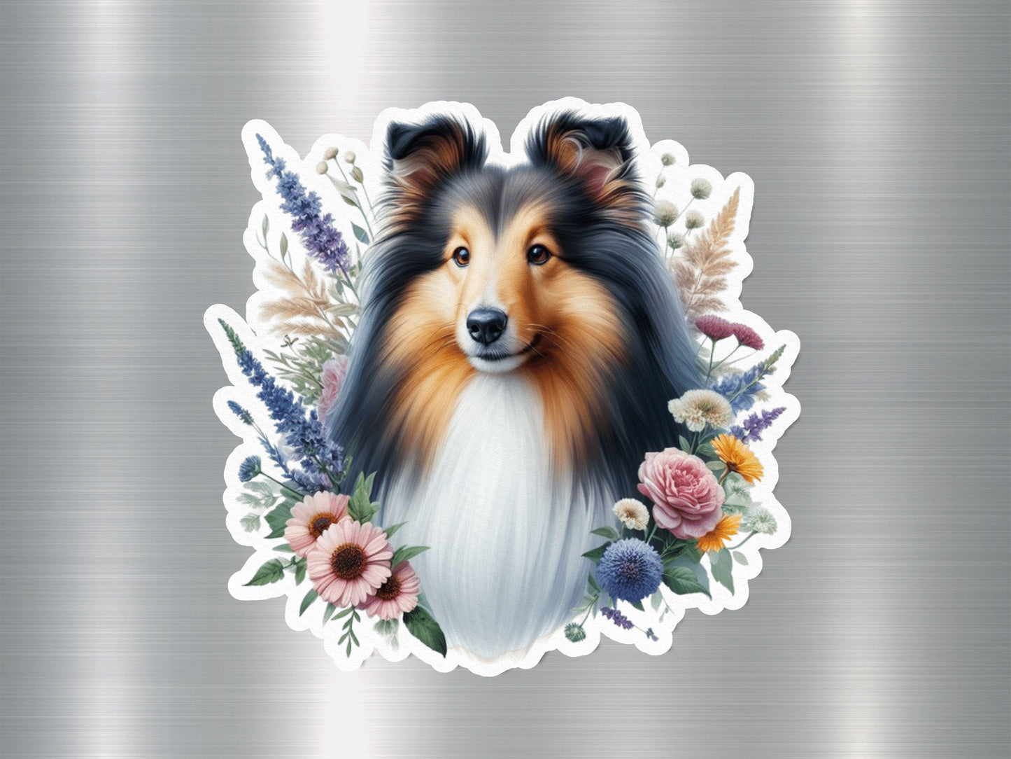 Collie Sweetheart Dog Sticker