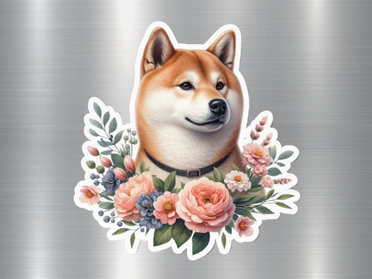 Shiba Inu Delight Dog Sticker