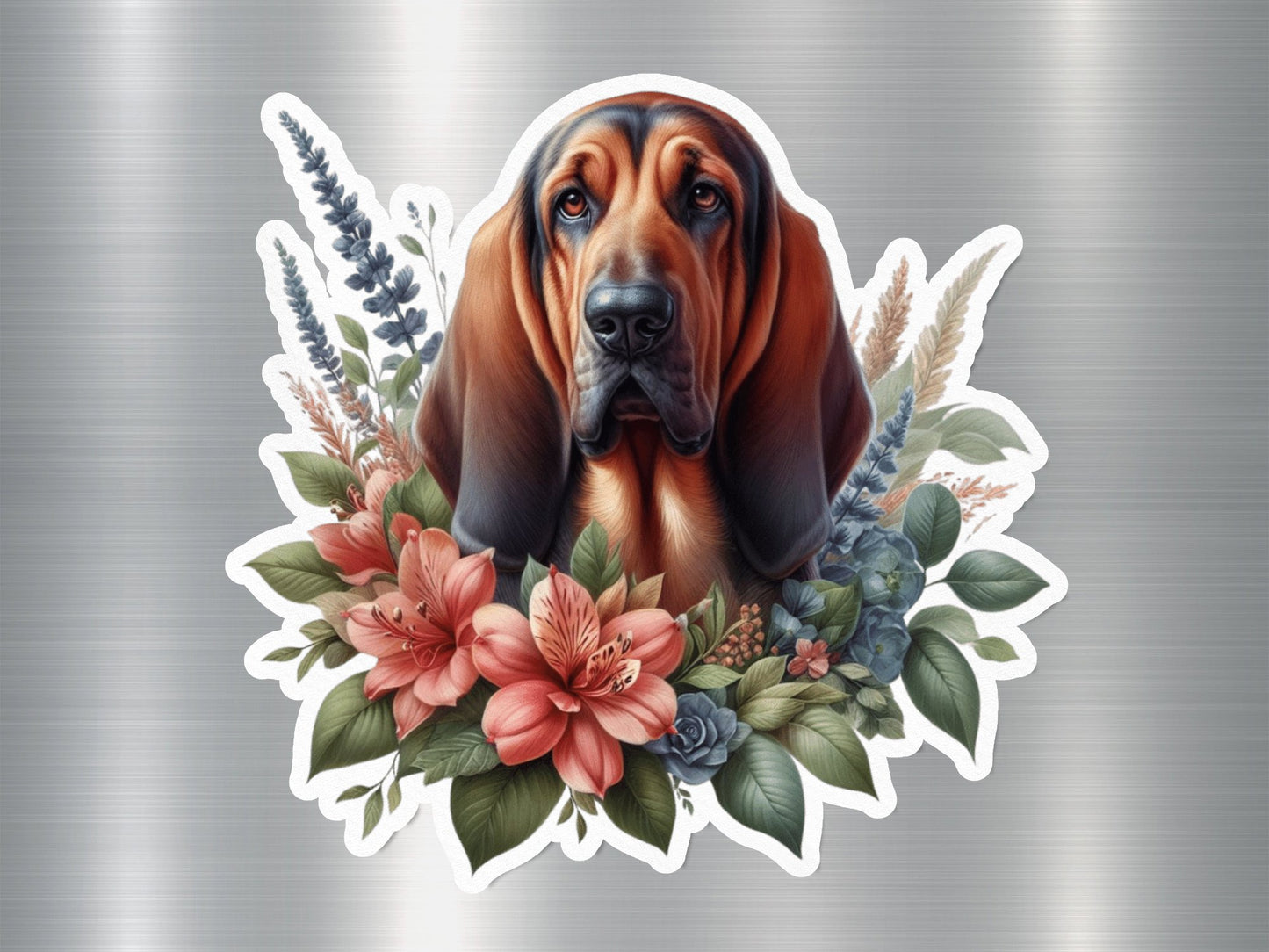 Bloodhound Delight Dog Sticker