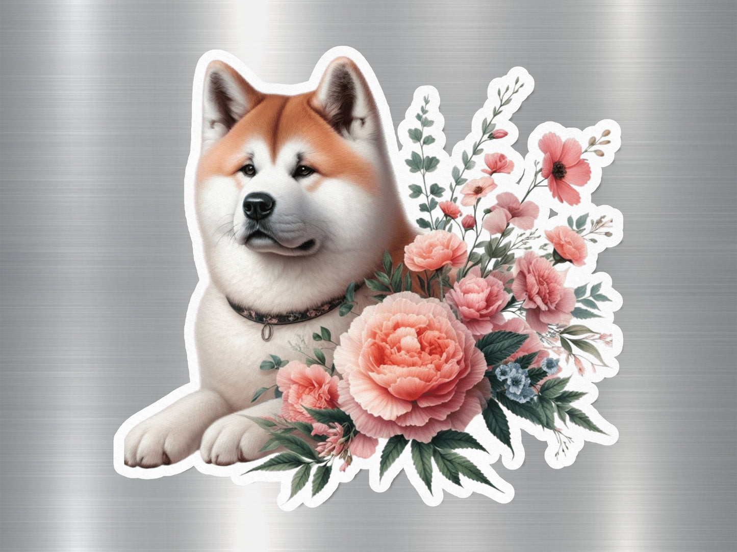 Akita Beauty Dog Sticker