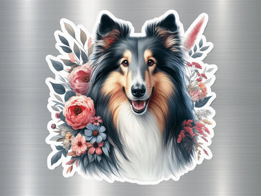 Collie Sweetheart Dog Sticker