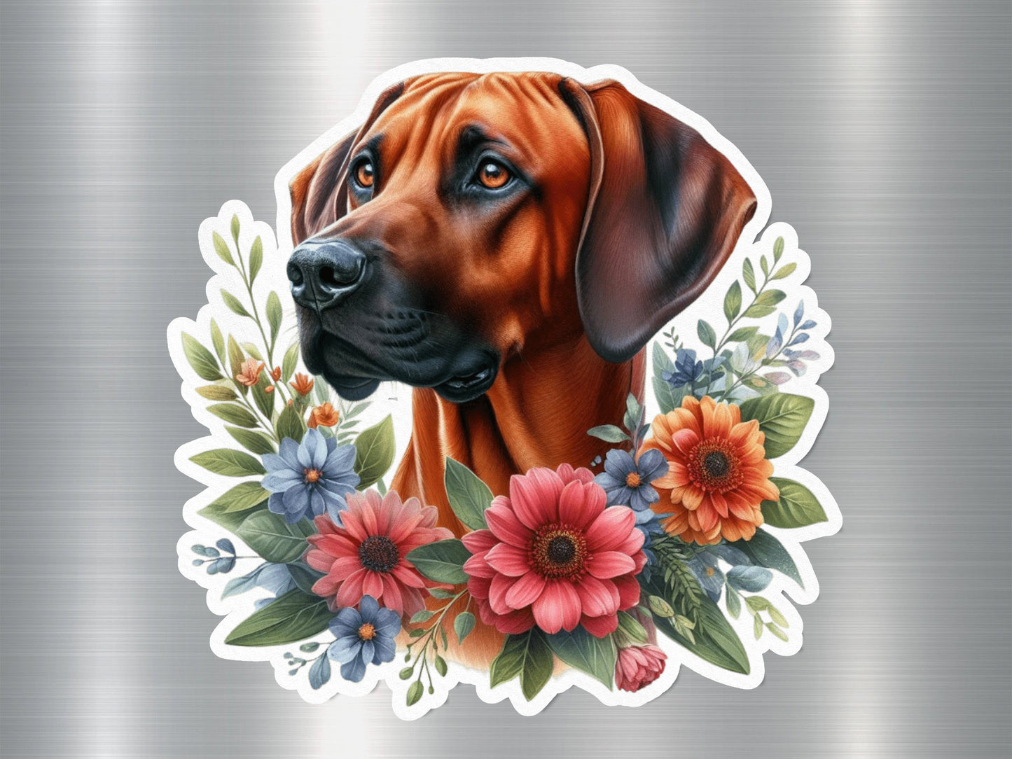 Ridgeback Delight Dog Sticker