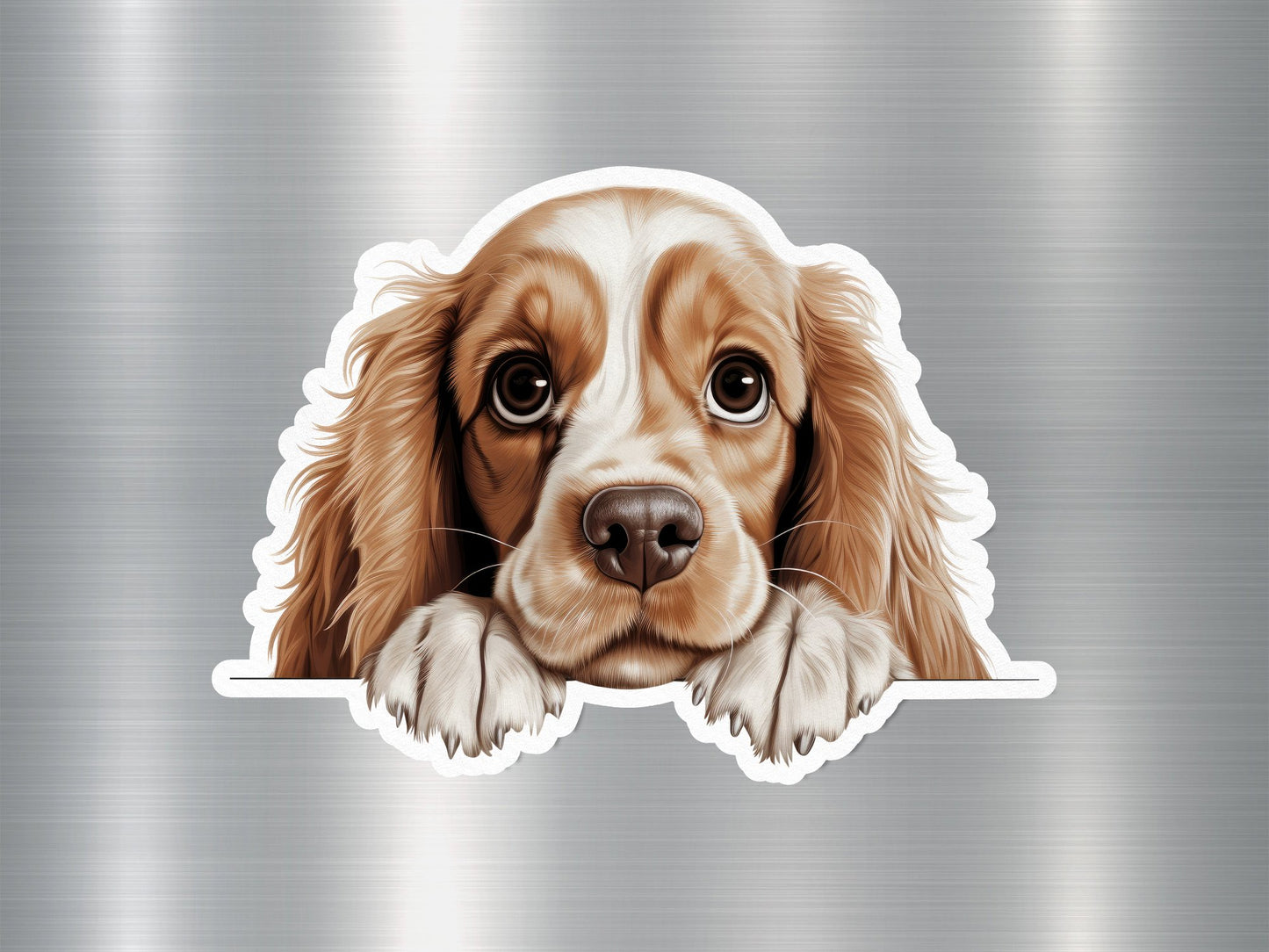 Puppy Eyes Dog Sticker