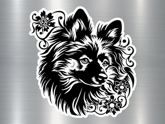 Fluffy Face Dog Sticker