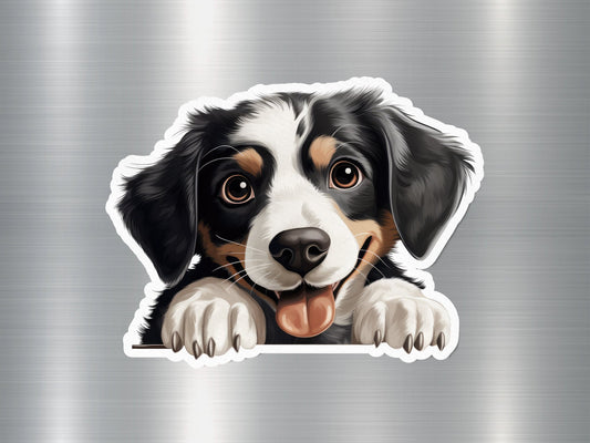 Wholesale Tri-Color Charm Dog Sticker