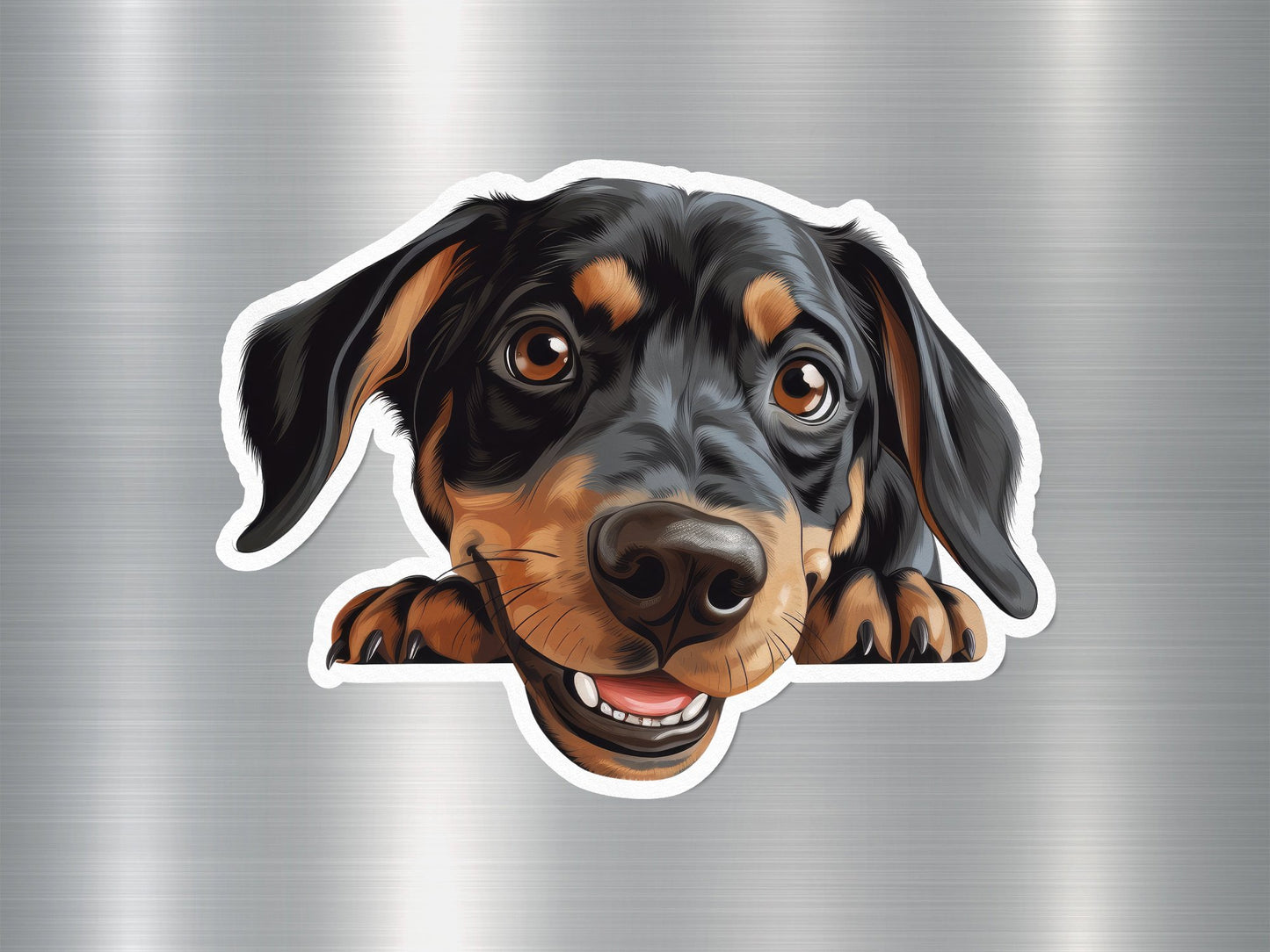 Miniature Pinscher Charm Dog Sticker