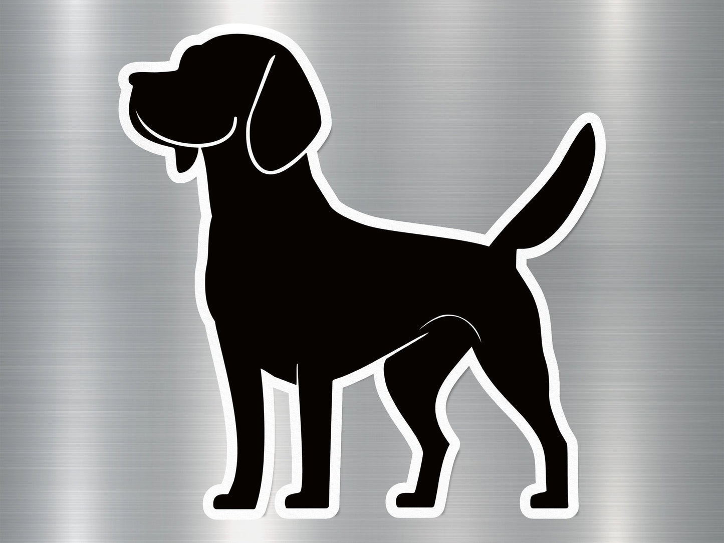 Beagle Charm Dog Sticker