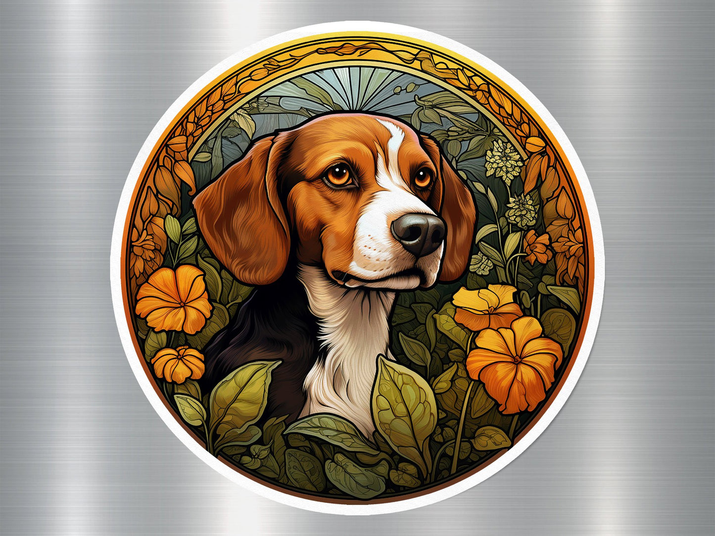 Beagle Delight Dog Sticker