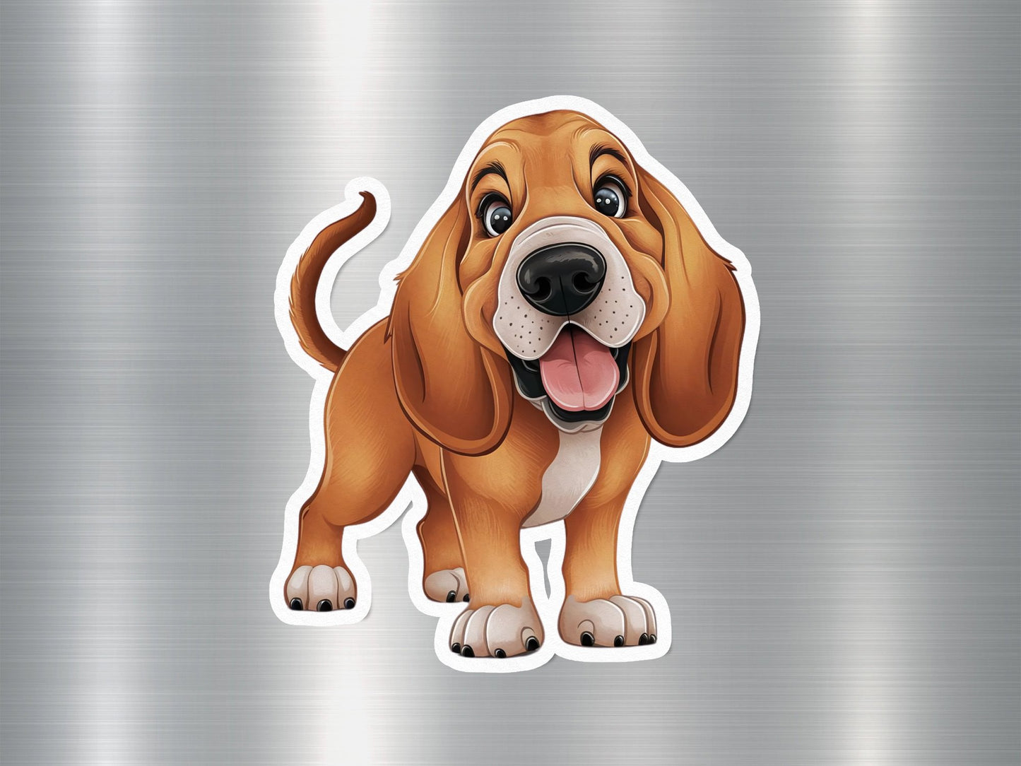 Basset Hound Joy Dog Sticker