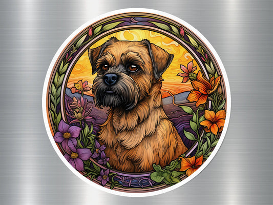 Border Beauty Cutie Dog Sticker