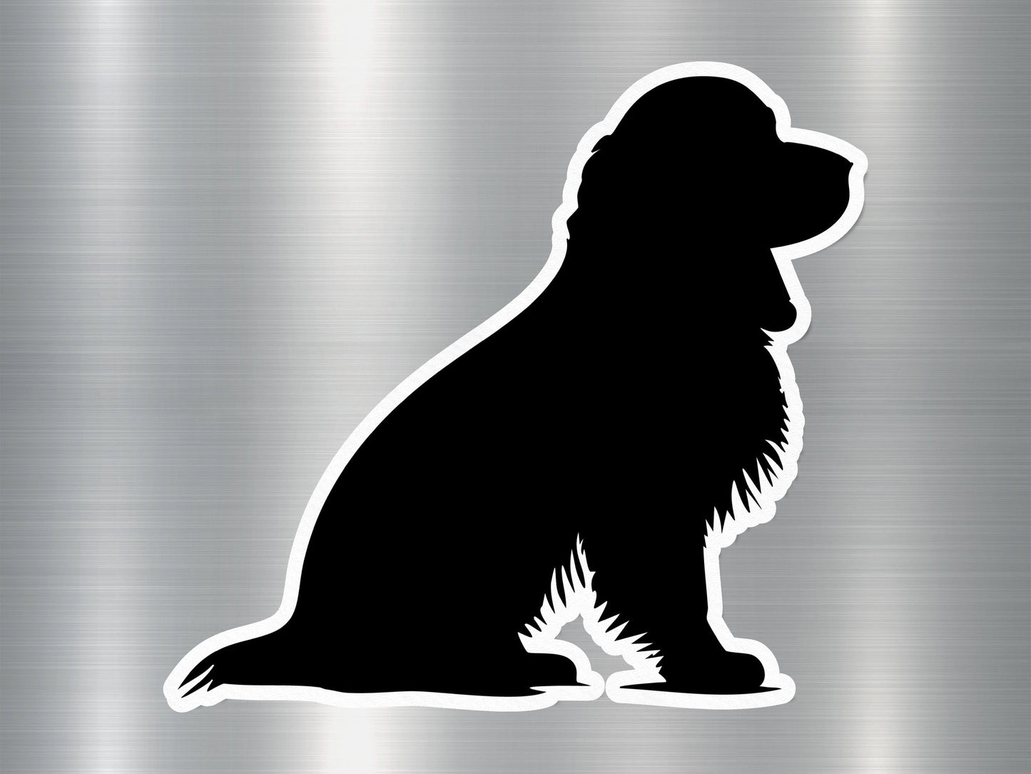 Spaniel Silhouette Dog Sticker