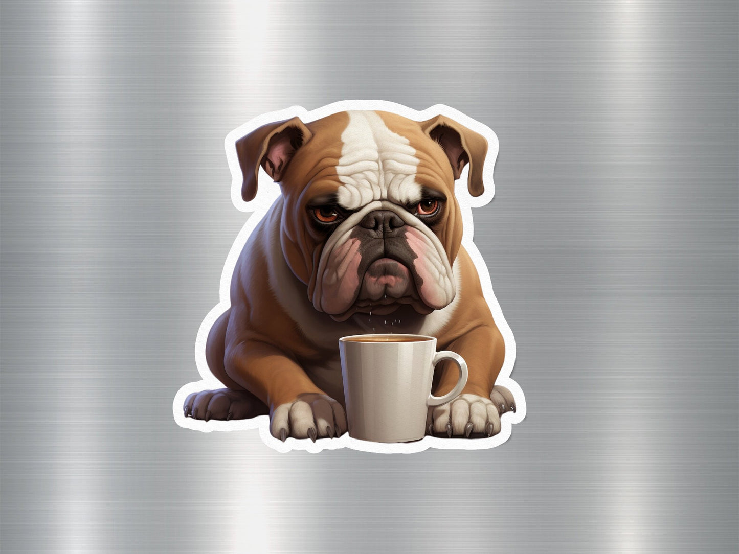 Bulldog Bash Dog Sticker