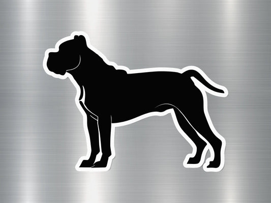 Cane Corso Silhouette Dog Sticker