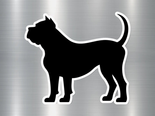 Dogo Silhouette Dog Sticker