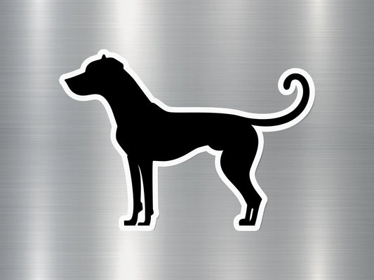 Ridgeback Silhouette Dog Sticker