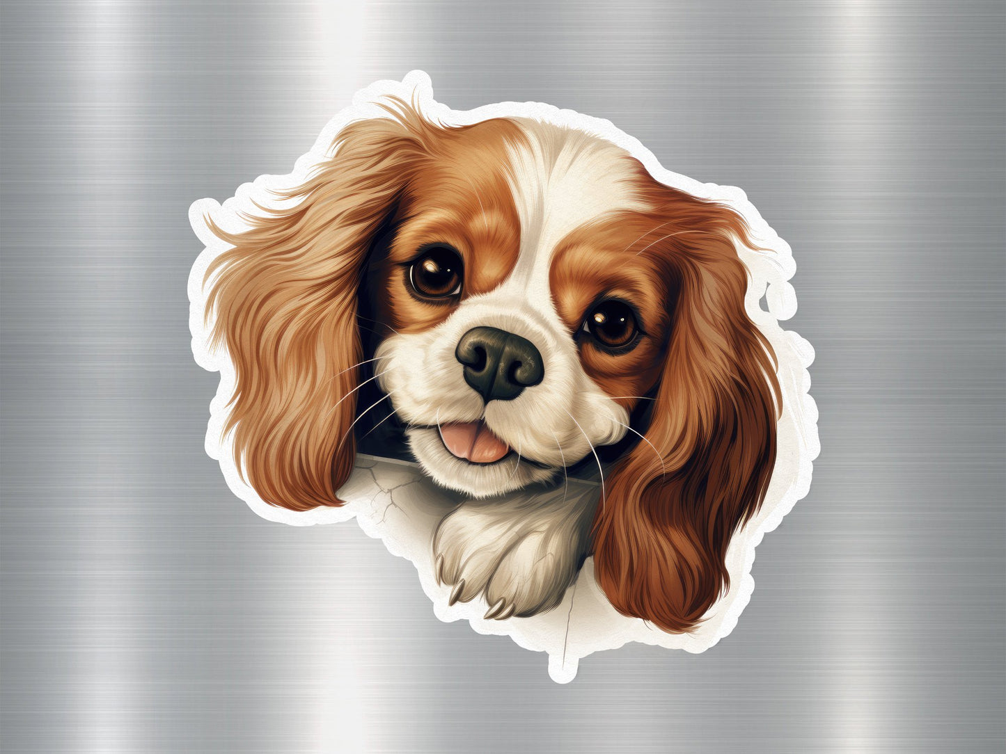 Cavalier Cutie Dog Sticker