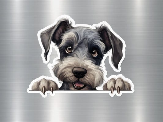 Schnauzer Charm Dog Sticker