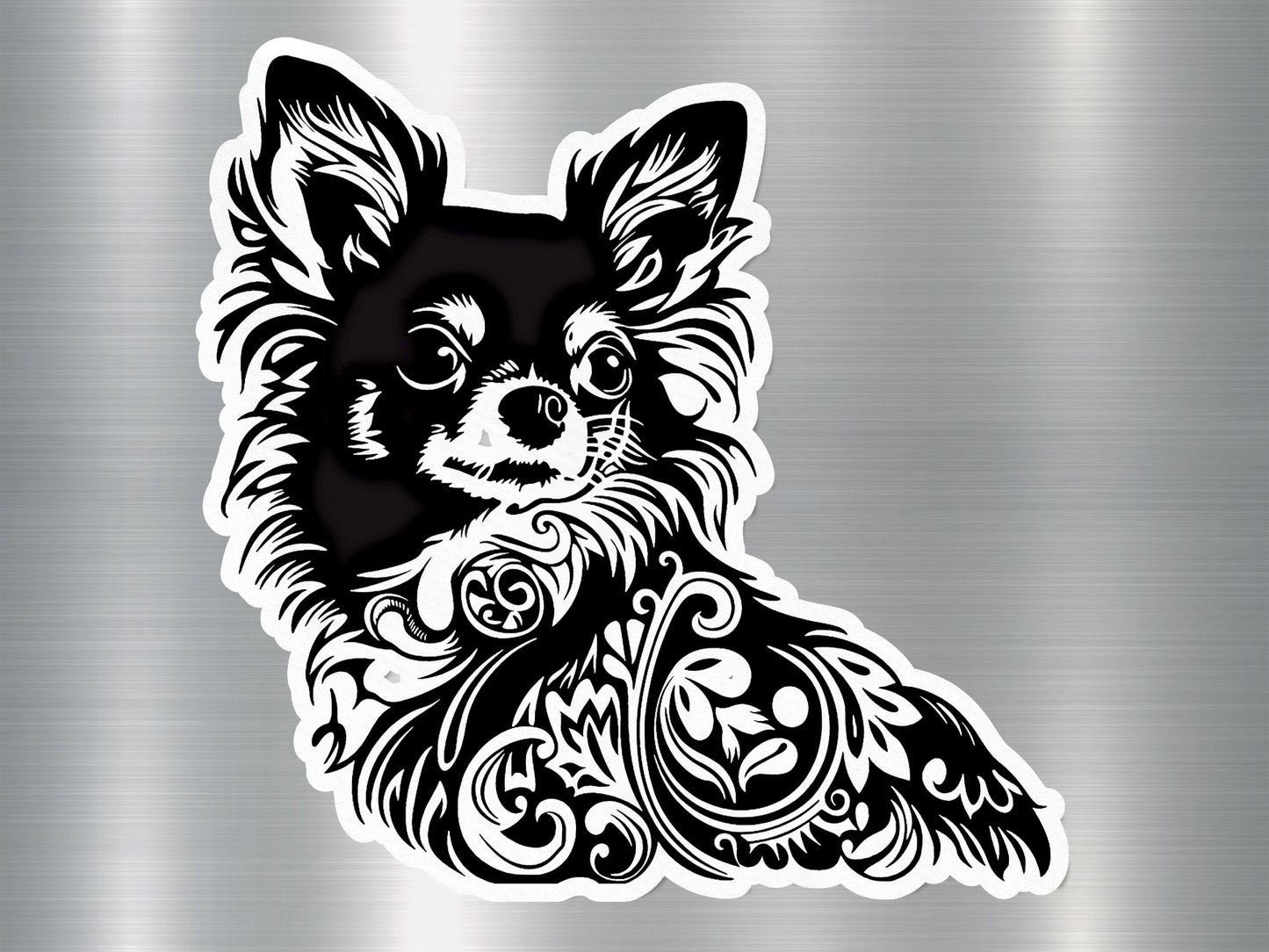 Chihuahua Silhouette Dog Sticker