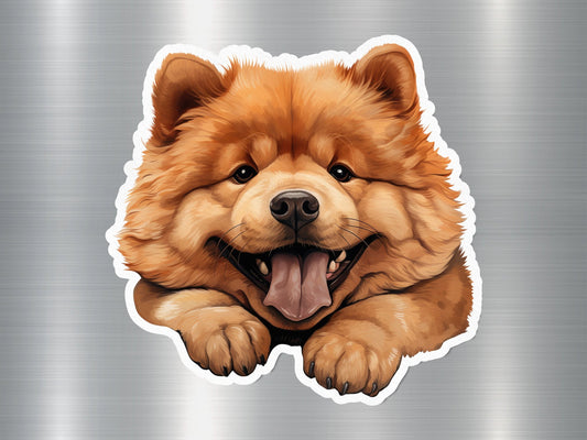 Chow Chow Charm Dog Sticker