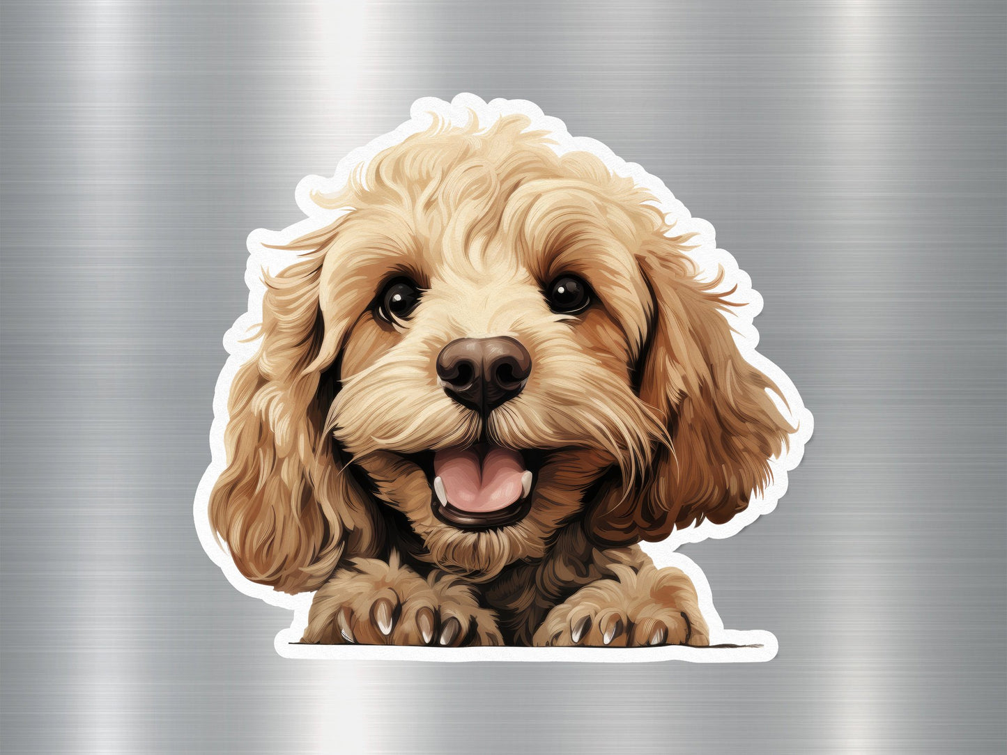 Puppy Eyes Dog Sticker