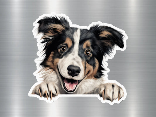 Flower Power Pup Dog Sticker