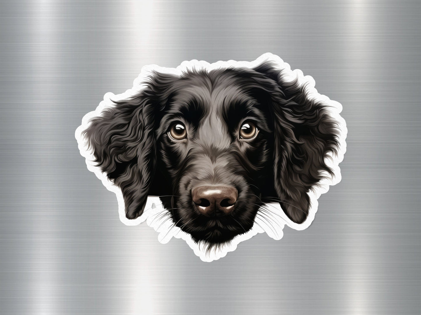 American Water Spaniel Charm Dog Sticker