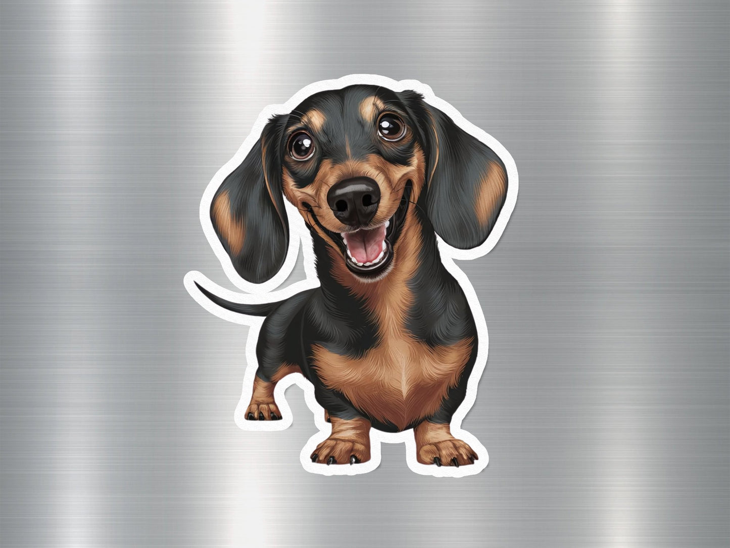 Dachshund Delight Dog Sticker