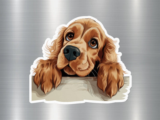 Cocker Spaniel Charm Dog Sticker