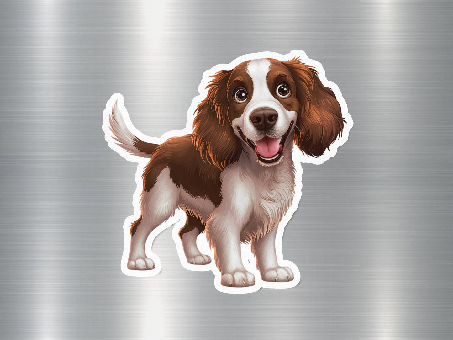 Springer Spaniel Smile Dog Sticker