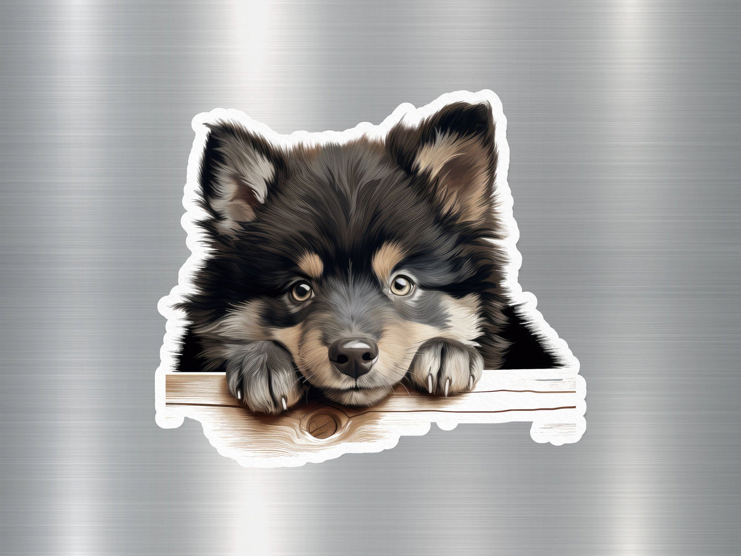 Finnish Lapphund Charm Dog Sticker