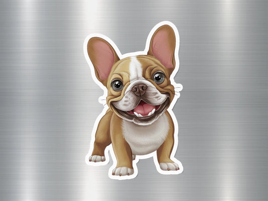 Frenchie Frenzy Dog Sticker