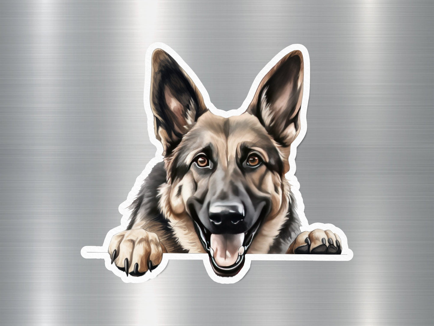 German Shepherd Charm Dog Sticker