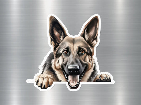 German Shepherd Charm Dog Sticker