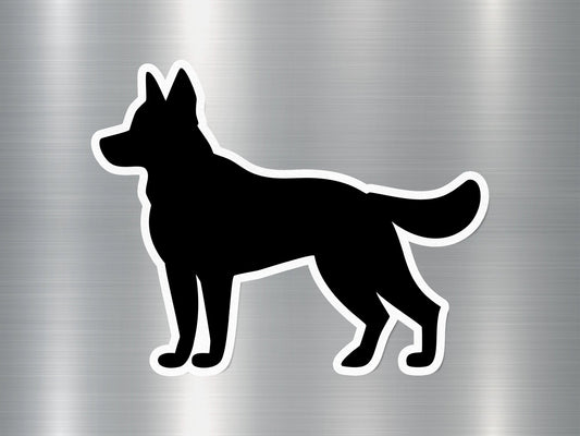 Shepherd Smile Dog Sticker