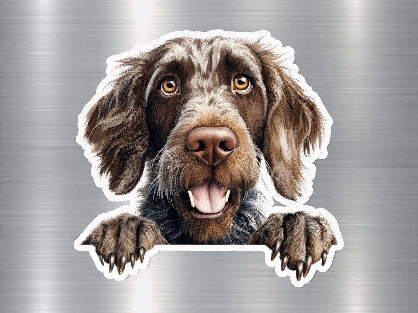 German Wirehaired Pointer Dog Sticker