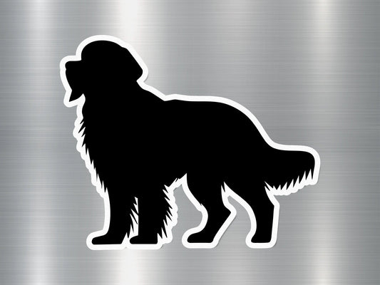 Black Doggy Downer Dog Sticker