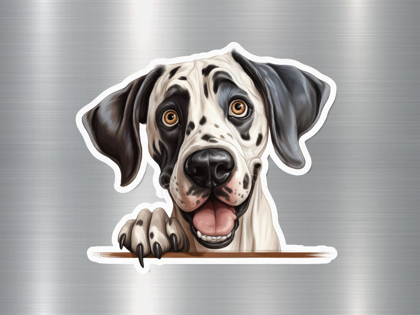 Doted Dalmatian Delight Dog Sticker